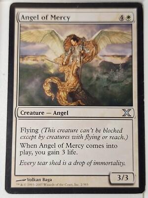Angel of Mercy - 10th Edition Core Set - Magic the Gathering MTG Nice!