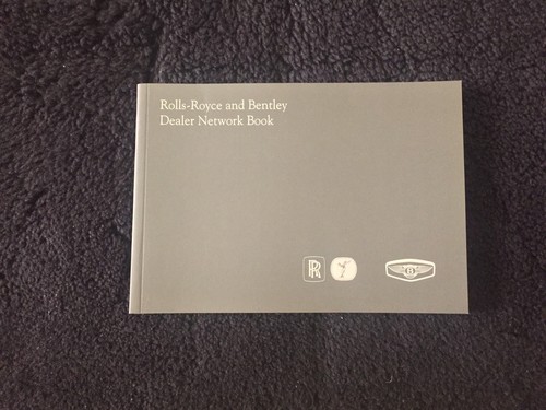 Rolls-Royce Bentley 1999-2001 Owners Manual Service Handbook Set TSD6500 NOS OEM - Picture 11 of 12