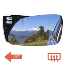 Spiegelglas links für VW Polo 2006 2008 9A, 9N Glas Asphärisch beheizbar