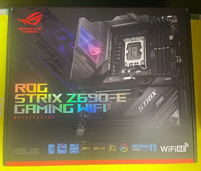 ASUS ROG Strix Z690-E Gaming WiFi 6E LGA 1700 Intel 12th Gen Gaming Motherboard
