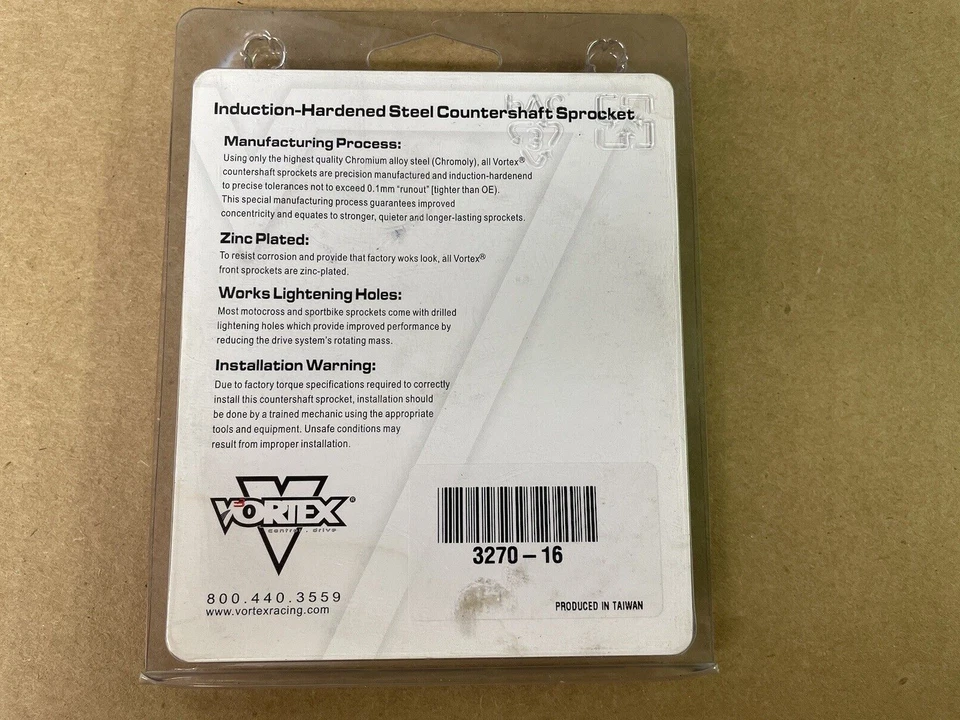 Вихревая передняя звездочка 16T 520 подходит для Suzuki, Kawasaki, Yamaha, Triumph 3270-16 - Изображение 3 из 3