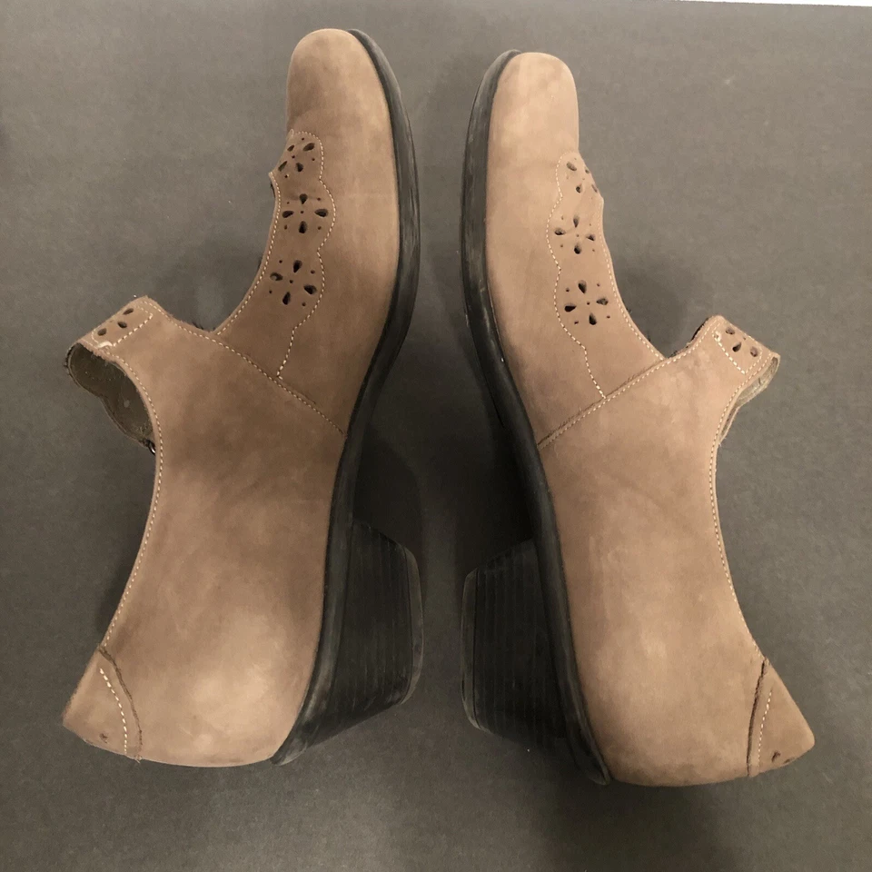 Женские коричневые туфли Durea модель Mary Jane с ремешком на каблуке размер 5,5 - Изображение 3 из 4