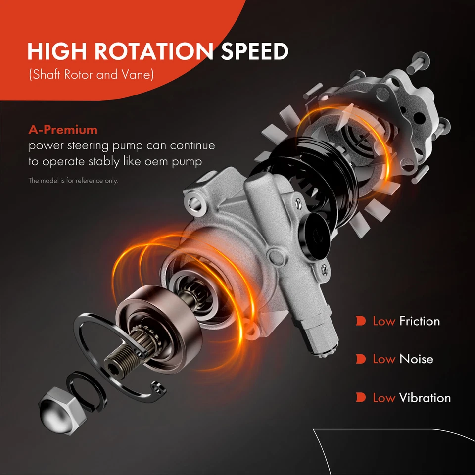 Bomba de dirección asistida con depósito para Chrysler 300 Dodge Aspen Plymouth Cuda Foto 3 de 4