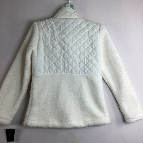 Steve Madden Womens Off White Quilted Jacket Full Zip Casual Size S - Picture 5 of 10