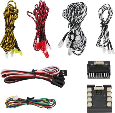 GLOBACT 16 LED RC Light Kit for Traxxas Axial HPI Redcat 1/8 1/10 1/12 RC Car