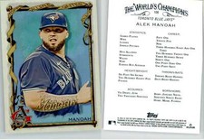 Alek Manoah 2023 Topps Allen & Ginter Silver Portrait #108 Blue Jays