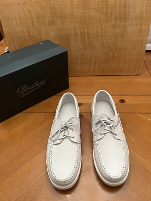 Made In France - 12 US (11 UK, 45 EU) - Paraboot Boat shoes White