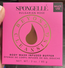Spongelle BULGARIAN ROSE Body Wash Infused Buffer Multi-Use 3 oz BNIB
