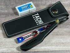 Puerto Rico Black Flag Limited Edition Barber Salon Straight Cut Throat Razor