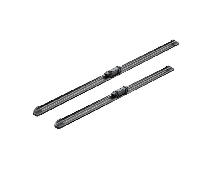 Porsche Boxster Front Wiper Blade Blades Set Windscreen 2012 On BOSCH AEROTWIN - Image 3 of 4