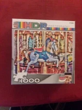 RARE MasterPieces 1000-Piece "Prancing Ponies" (HDR) Photography Jigsaw Puzzle 