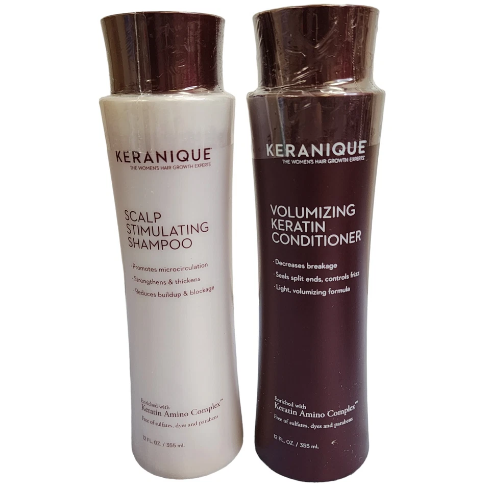Lote Champú y Acondicionador Keranique, Spray Tratamiento Lifting y Reparador, Mousse NUEVO Foto 2 de 4