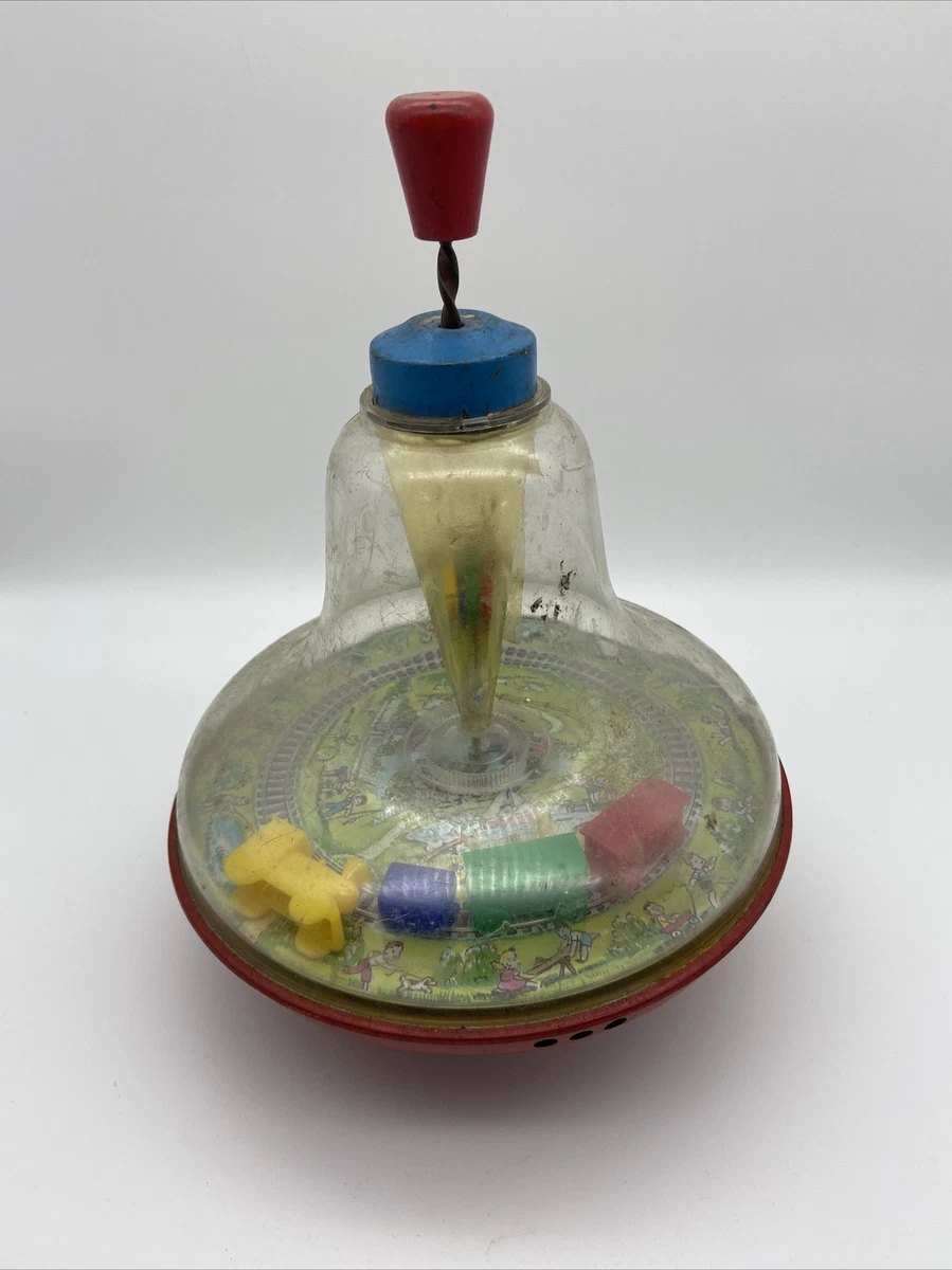 Train spinning hotsell top toy