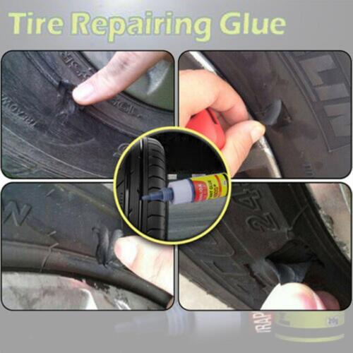 Tire Repair Glue Tyre Puncture Sealant Glue 7Y6T Patch Tire Car Z2U5 - Zdjęcie 1 z 12
