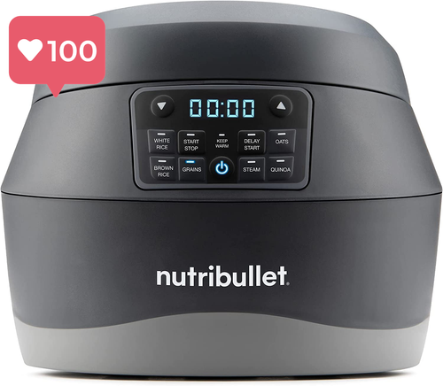 NutriBullet EveryGrain Rice Cooker – 10-Cup Capacity, 5 Cooking Modes, Dark Grey - Picture 3 of 12