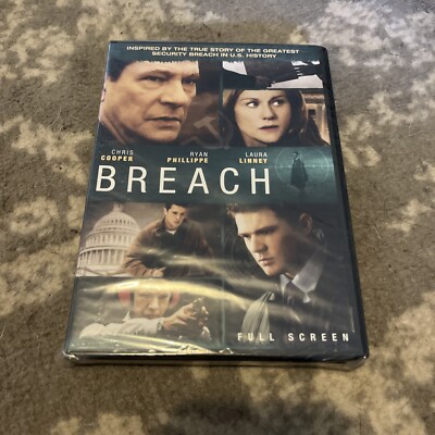 Breach (DVD, 2007, Full Frame) New Sealed Deleted Scenes True Spy Crime Flick