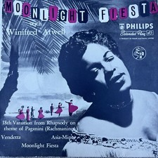 Winifred Atwell,"Moonlight Fiesta" Rare 7"  vinyl EP