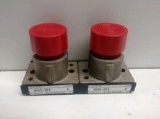 LOT OF 2 GOOD USED ALLEN-BRADLEY EXTENDED HEAD RED PUSH BUTTONS 800H-BK6