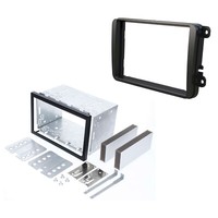 Auto Radio Doppel Din Set Radioblende 2 Din Einbauschacht Kompatib Vw Skoda Seat