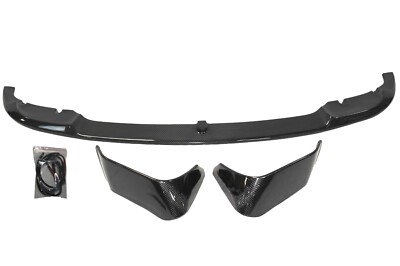 For GoodGo BMW F30 M3 Style Front Bumper, Performance Style 3PCS CarbonFiber Lip