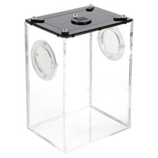 Reptile Box Acrylic Transparent Breeding Box for Snakes Lizards and Insects
