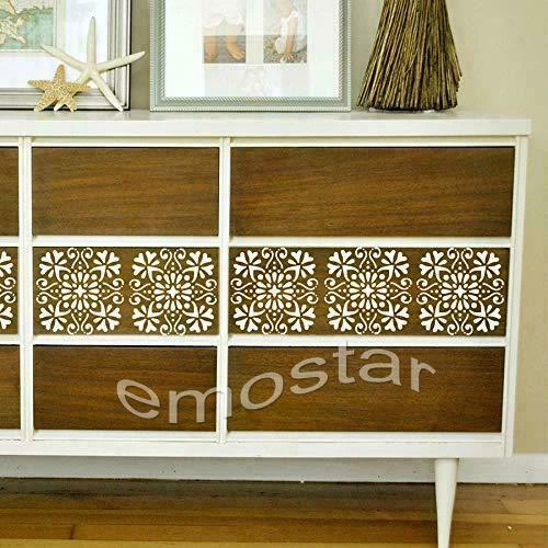 16x Mandala Schablone Stencil Malerei Wandschablone Aushöhlen Stoffe Möbel Wände - Bild 5 von 7