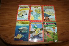 6 Magic School Bus Science Reader Books Lot Bat Volcano Wind Ocean Liberty 