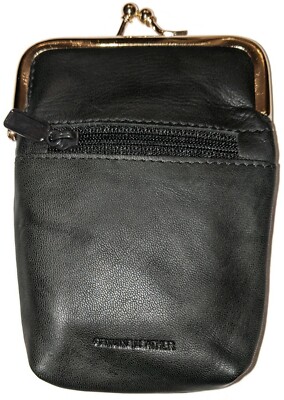 BUXTON Leather Cigarette Cases, Black