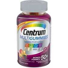 Centrum MultiGummies Women 50+ Multivitamin Multimineral Mixed Berry 120 pcs NEW