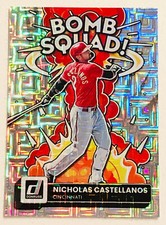Nicholas Castellanos 2022 Panini Donruss Bomb Squad Vector Parallel NM-MT #BS-10