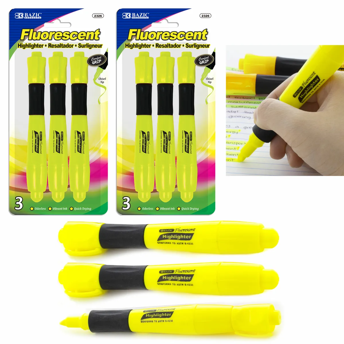 Fluorescent Highlighter Pen, Pen Highlighter School