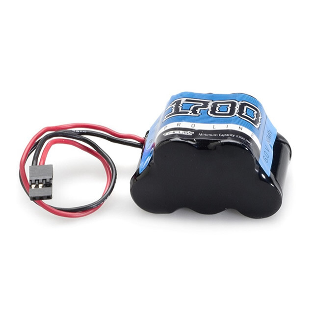 Absima 6.0v 1700mAh NiMh Receiver Hump Battery RC Nitro JR Futaba Connector