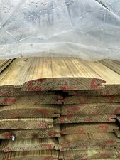 *** Log Lap Cladding Redwood *** 4.8m X 125mm X  20mm