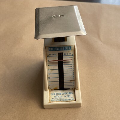 Vintage 1968 Official Weight Watchers WW Food Scale Made In USA IDL 