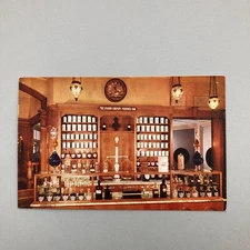 The Upjohn Pharmacy Counter Disneyland CA Kalamazoo Michigan Vintage Postcard Y