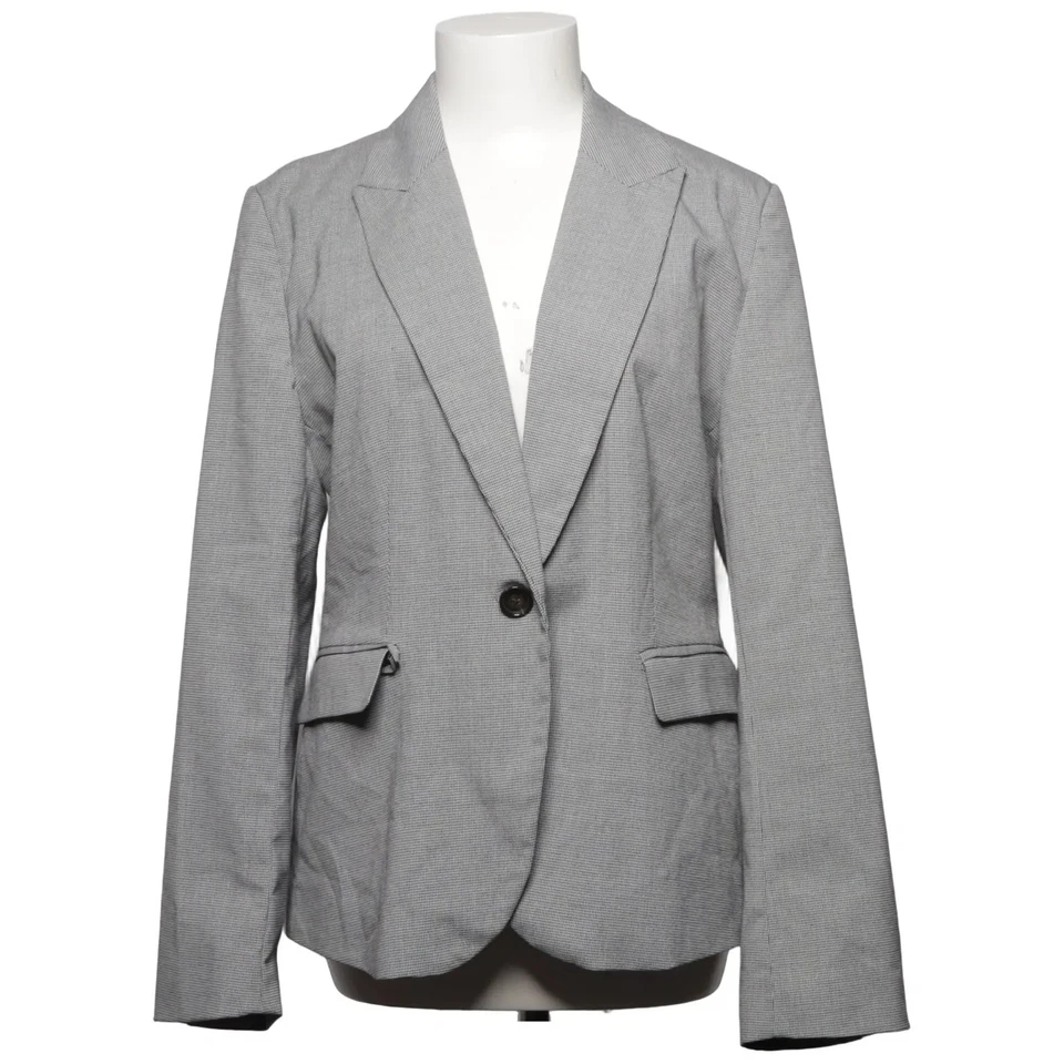 Zara, blazer, taille : 42, gris, carreaux, femmes #WaS - Photo 1/4