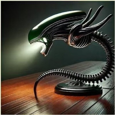 Alien Lamp LED Small Night Light Alien Desk Lamp Light Fixture, Alien Lights ...
