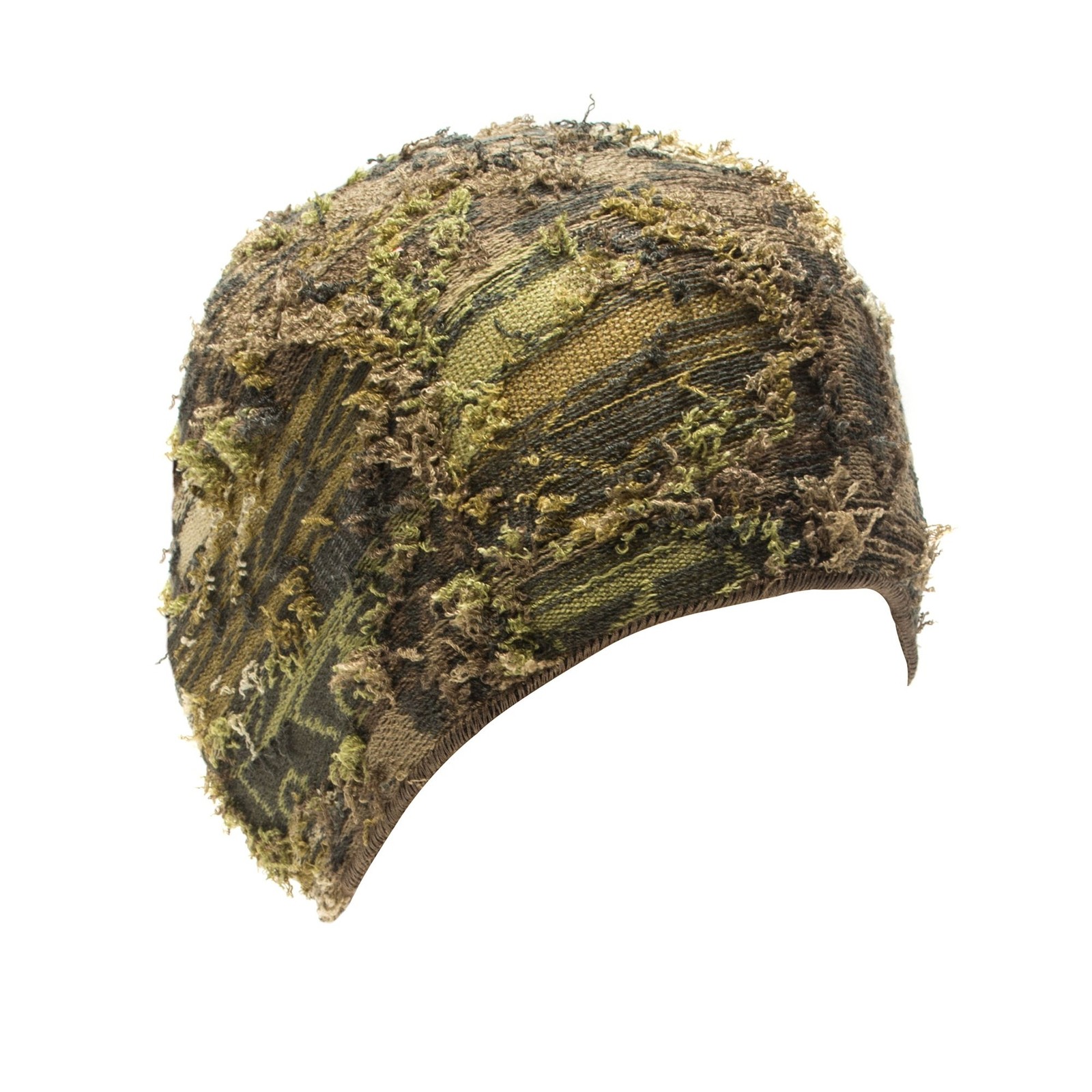 Тихая мужская шапочка травянистого цвета на флисовой подкладке 3290₽