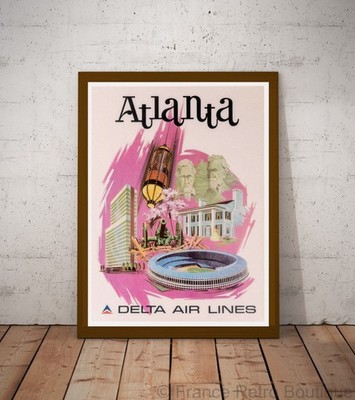Poster-Poster Delta Atlanta Sweney
