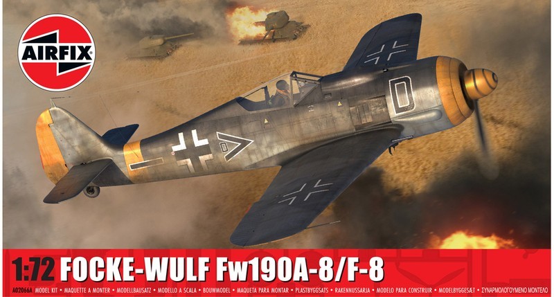 Airfix A02066A Focke-Wulf Fw190A-8/F-8 - 1:72 Scale - Airplane Plastic Kit - Image 4