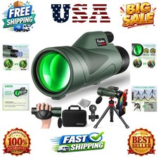 12x60 HD Monocular Telescope for Adults high Powered  Comes with Smartphone ...