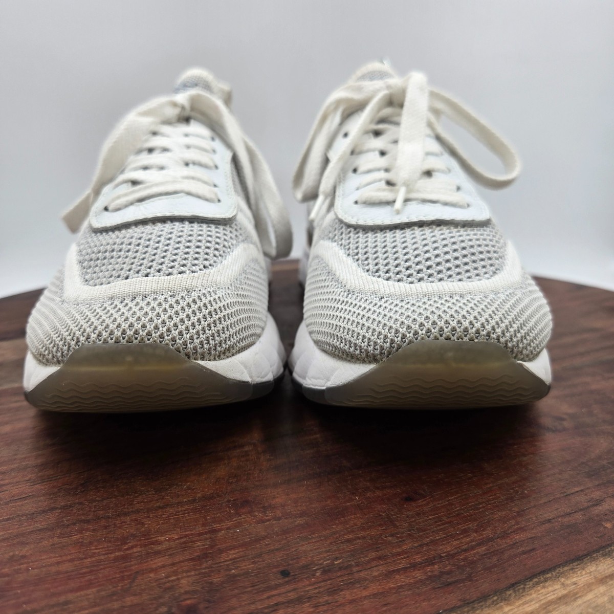 Paul Green Maddox Shoes Women's 6 UK / 8.5 US White Gray Knit