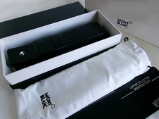 Montblanc Siena Leather Pen Pouch 14309 Black For 1