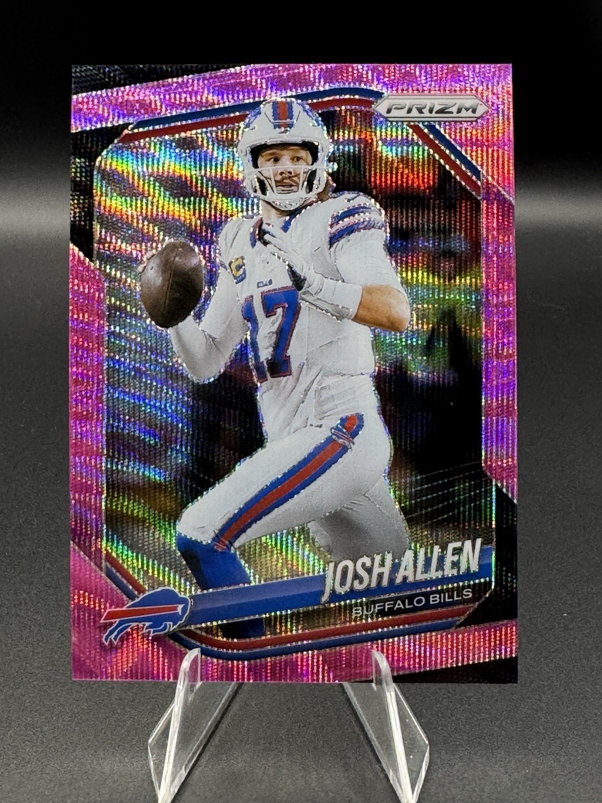 2025 Panini Prizm - Josh Allen #167 Pink Wave Prizm Buffalo Bills🔥
