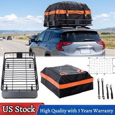 64x39x 5 For Jeep Roof Rack Luggage Storage Carrier With Waterproof Cargo Bag