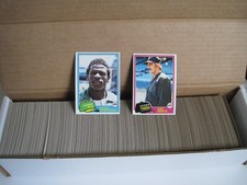 1981 Topps Baseball Cards Full Set - 726 Cards