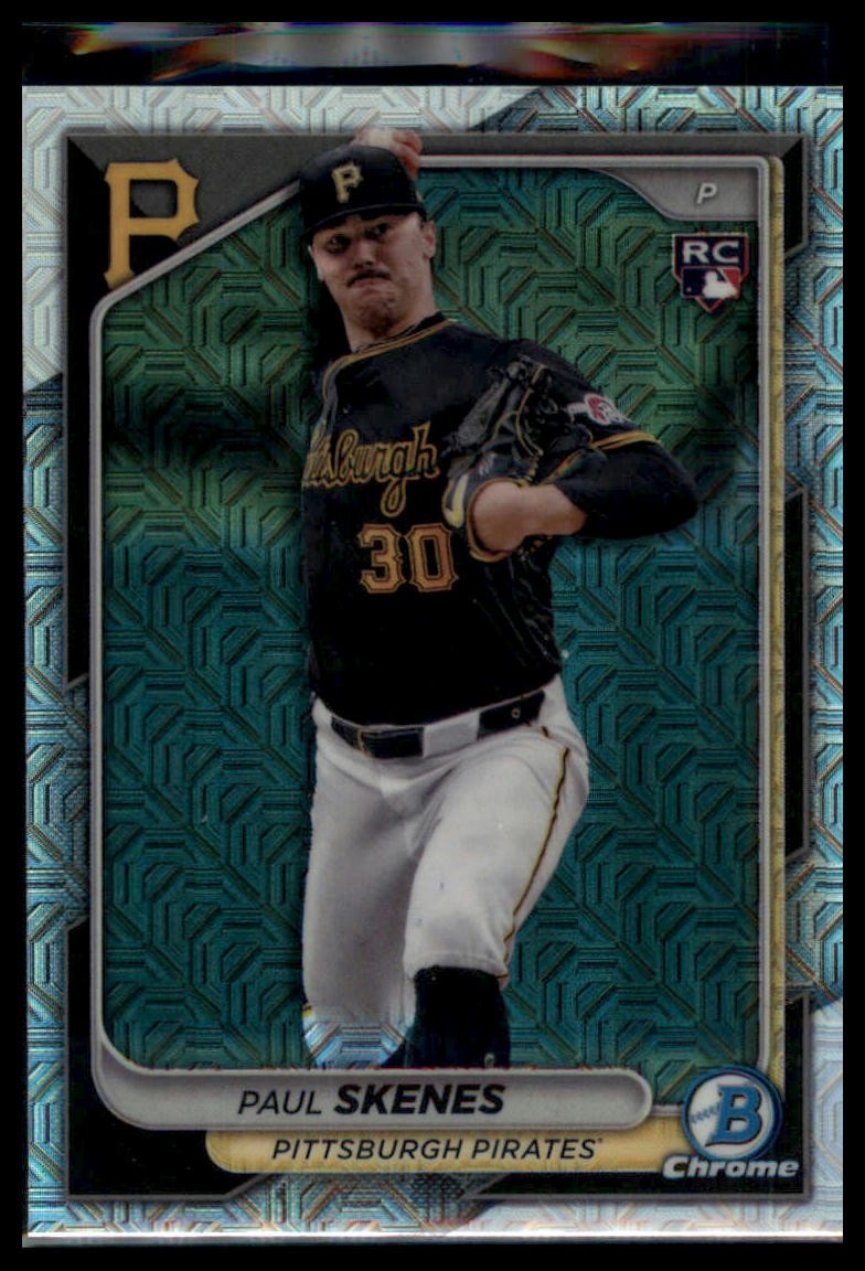 Paul Skenes 2024 Bowman Chrome - Mojo Refractors #31 Rookie Pittsburgh Pirates
