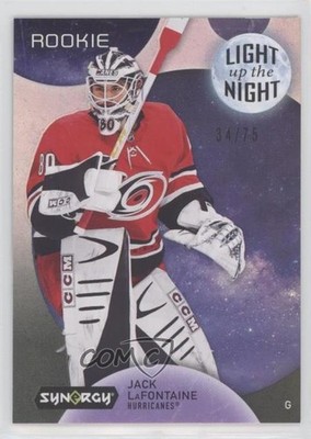 2022-23 Synergy Light Up The Night Rookies Pink 34/75 Jack LaFontaine RC 0nr3