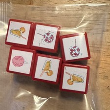 Dés de remplacement pour jeu Cranium Balloon Lagoon (6). Nice