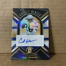 2024 Panini Gold Standard Golden Oldies Autographs White Curt Warner Auto /49